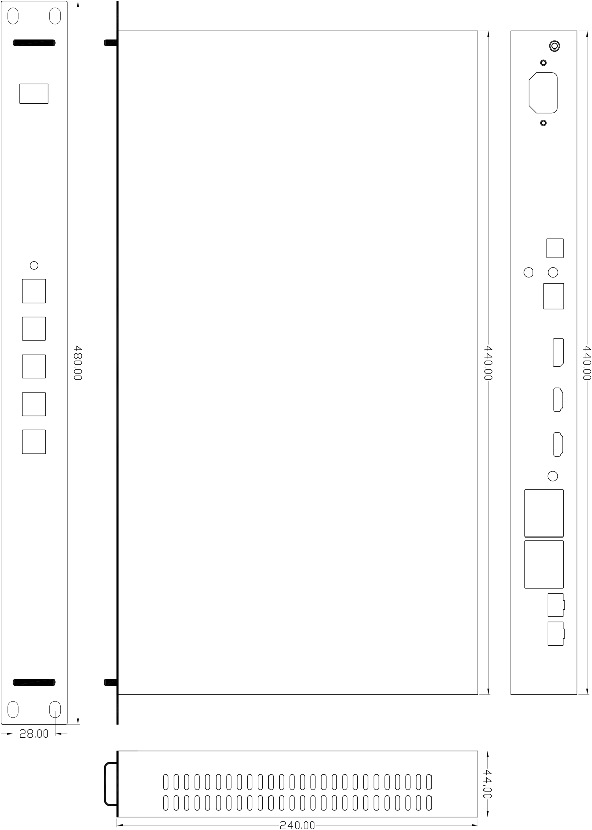 Huidu Sending Box T08F
