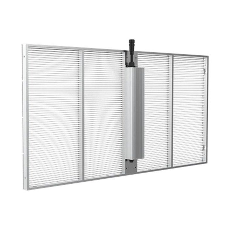 P3.91-P7.8 transparentes LED-Glasdisplay für den Innenbereich, 500 x 1000 mm, Filmpaneele, Streifengitter-Schild (3)