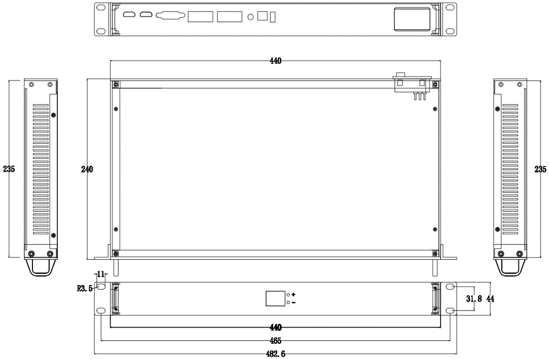 Carte de boîte d'envoi S4 Dimensions