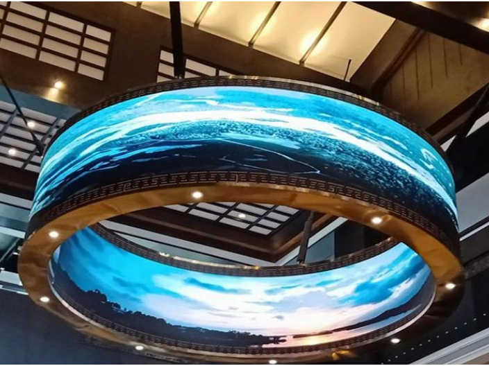 circle led video wall