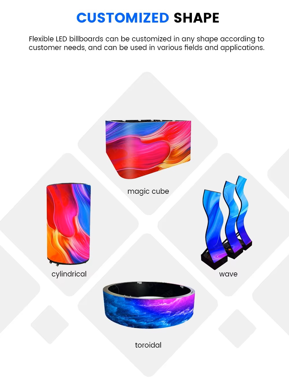 customized shape