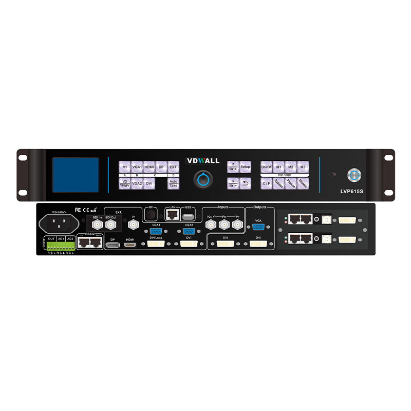【中古】「非常に良い」VDWall LVP615S LEDビデオプロセッサー SDIポート付き China VDWALL LVP615 LVP615S Video Processor For Rental Event Stage