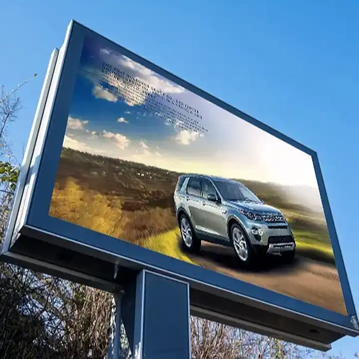 outdoor LED screen used as digital signage