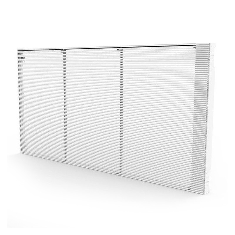 Indoor P3.91-P7.8 Transparent LED Glass Display 500x1000mm Film Panels Strip Grid Sign (4)