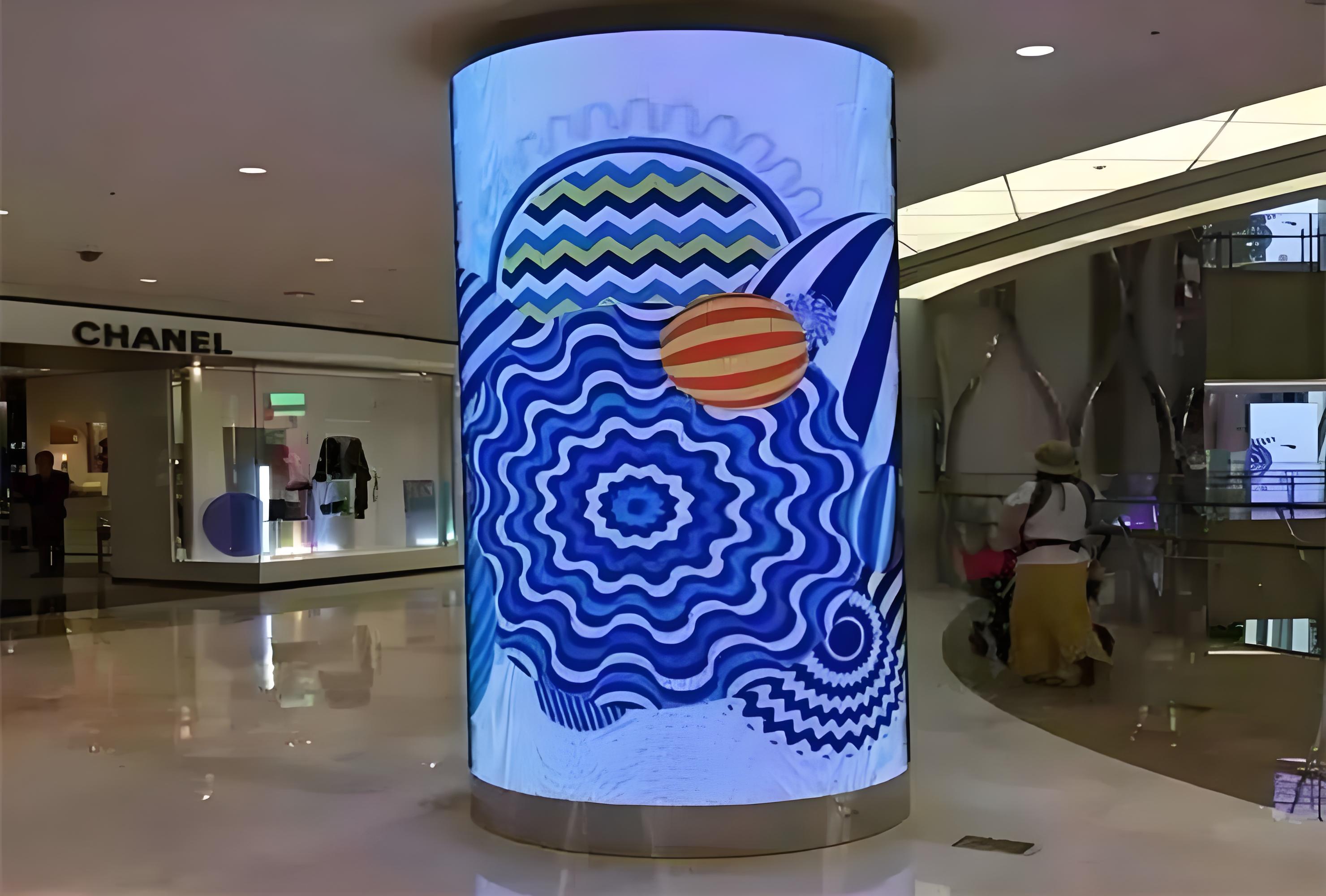 LED Flexible  Display In Shopping Malls