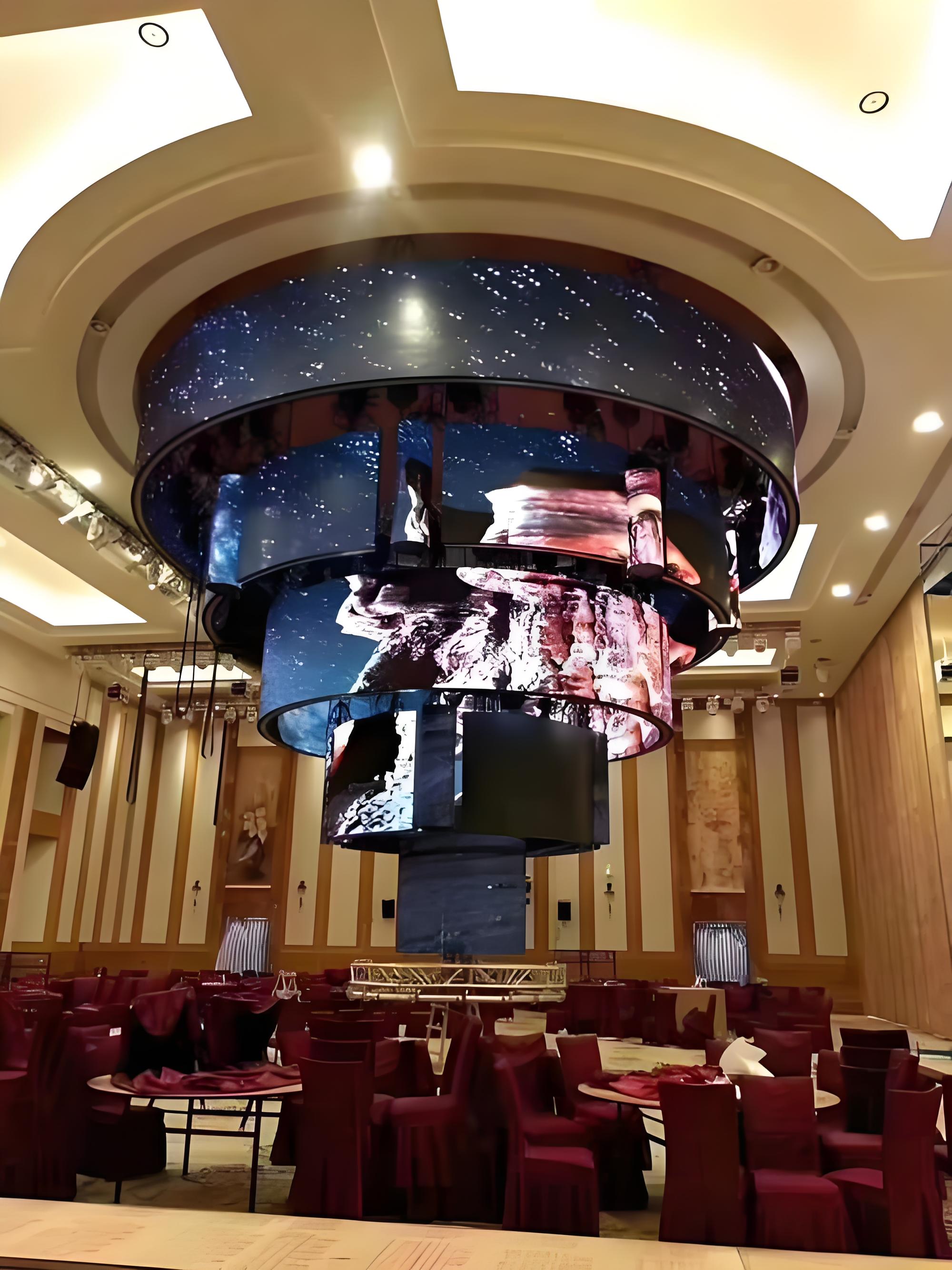 LED Flexible Display In wedding venues
