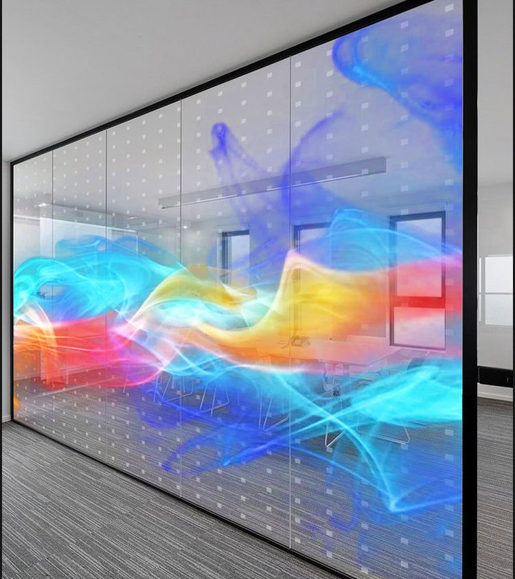 LED crystal film screen