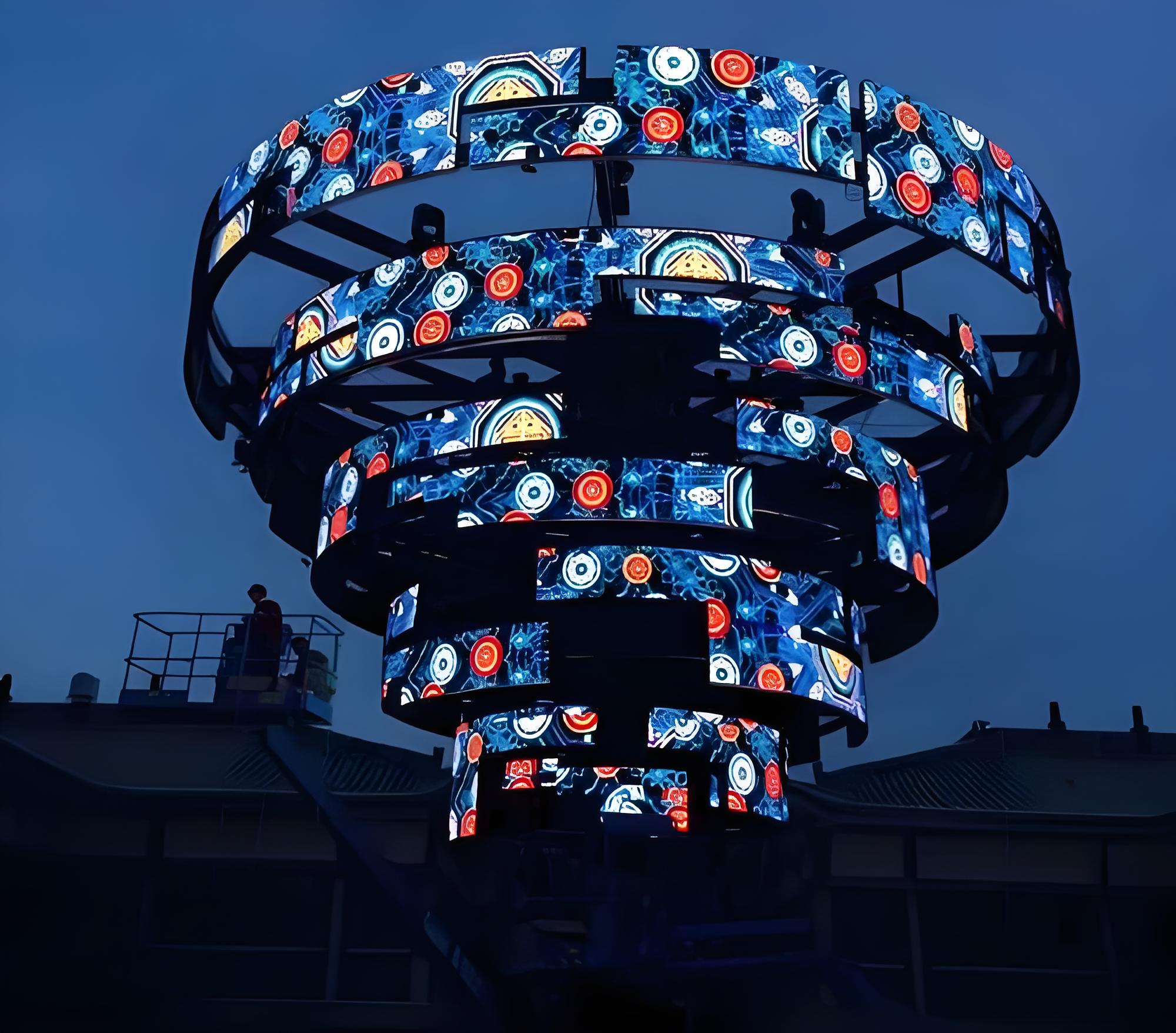 Outdoor Bendable Flexible LED Screen