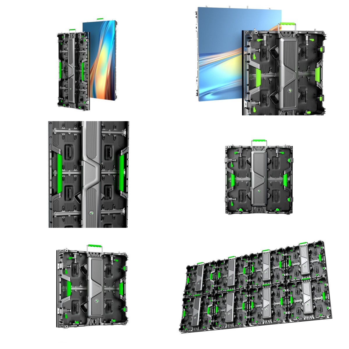 Rental LED Video Wall Die Casting Cabinet P3.91 P4.81 500×500mm 500×1000mm（图片8）