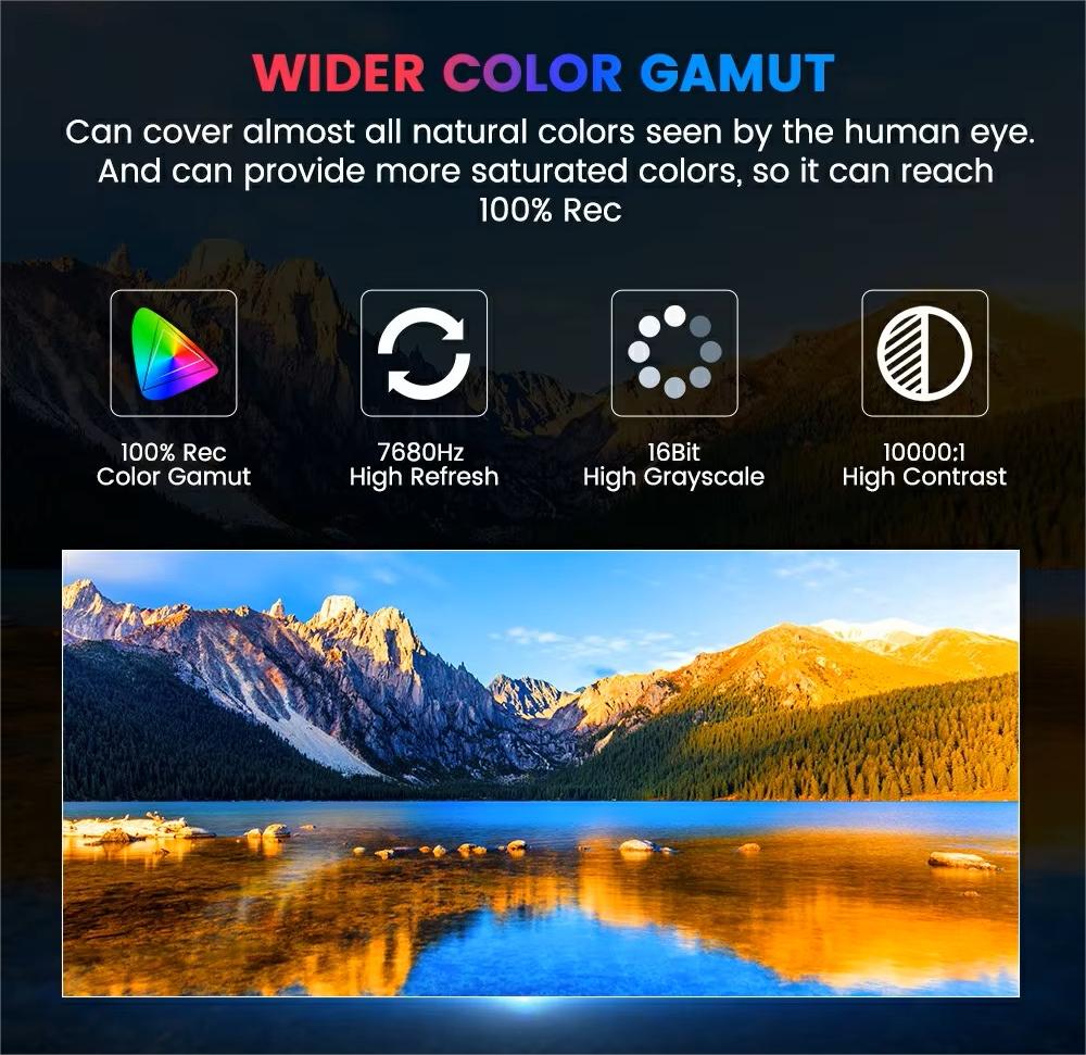 Wider color gamut