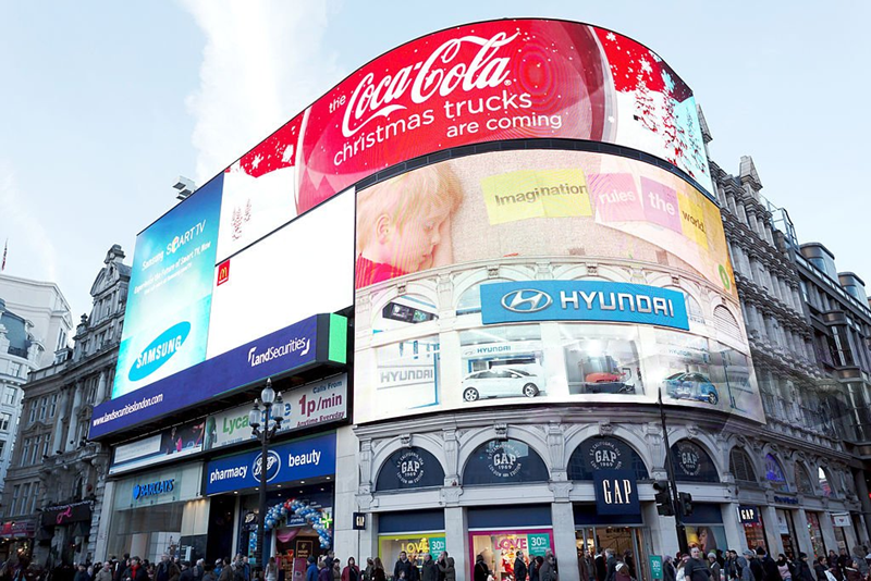 super market led screen